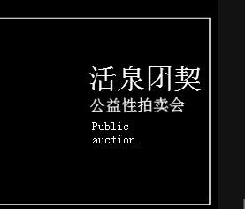 活泉团契公益性拍卖会