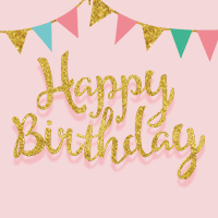 朱笑笑，祝你生日快樂！